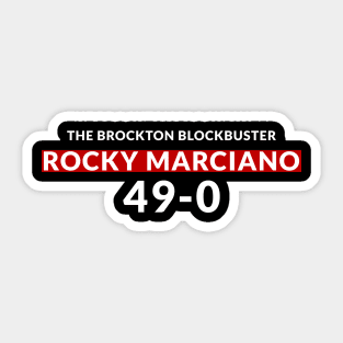 Rocky Marciano - The Brockton Blockbuster Sticker